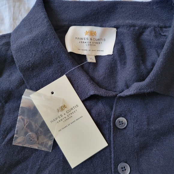 Hawes and Curtis pole navy XL - Picture 2 of 3